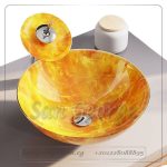 Bathroom Glass Sink B-7 by San George Design
