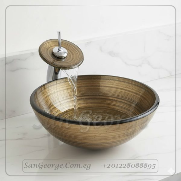 حوض حمام زجاج C-7001 من San George Design