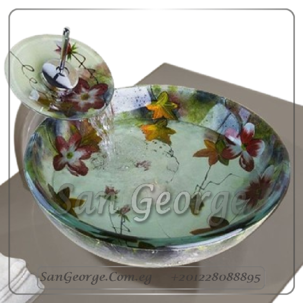 حوض زجاج الحمام C-7066 من San George Design