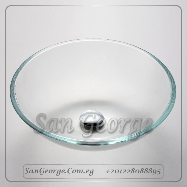 Glass Vessel Sink A-20-5-green by San George Design