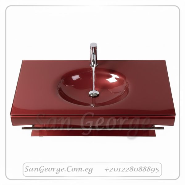 حوض حمام زجاج 739 80 سم معلقه  من San George Design