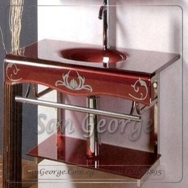 حوض حمام زجاج 739 80 سم معلقه من San George Design