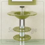 مجموعة حمام زجاج 753 ذهبى 60 سم من San George Design