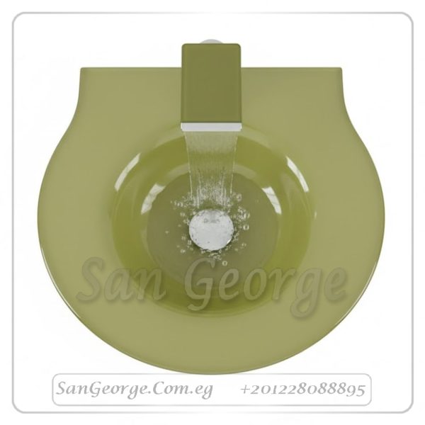 مجموعة حمام زجاج 753 ذهبى 60 سم من San George Design