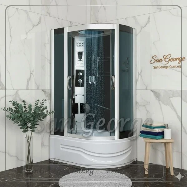 Modern Shower Cabin كابينه 135×85 جاكوزي 820 من San George Design