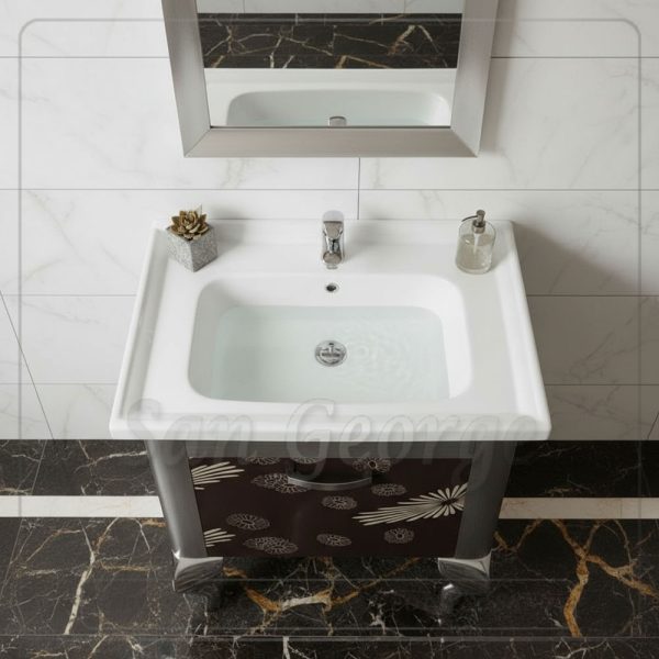 وحده حمام ستانلس ستيل 8848 San George Design