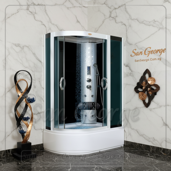 Shower Cabin كابينه 120×80 جاكوزي 895 من San George Design