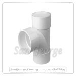 مشترك T باب صرف ابيض قطر 110 مم ( 4 " بوصه ) صرف ابيض من الشريف