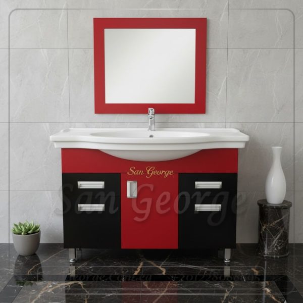 حوض حمام بوحده موبيليا خشب من سان جورج ديزاين 9004
