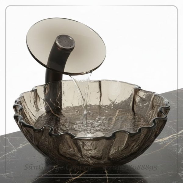 Glass Bathroom Sink C-9013-2 by San George Design