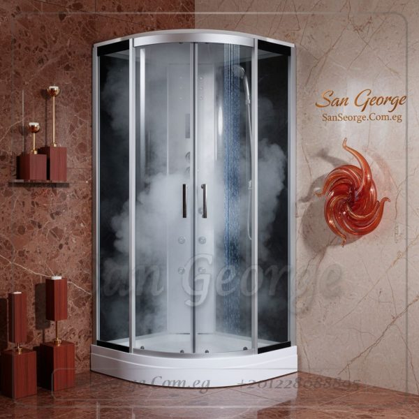 Steam Cabin كابينه 80×80 ساونا و جاكوزي 9016 من San George Design