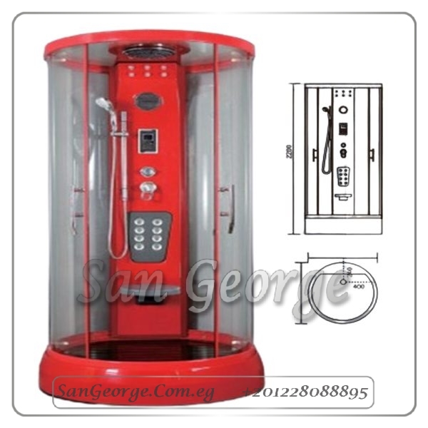 Hydro Massage Cabin كابينه 90×90 جاكوزي 9052R2 من San George Design