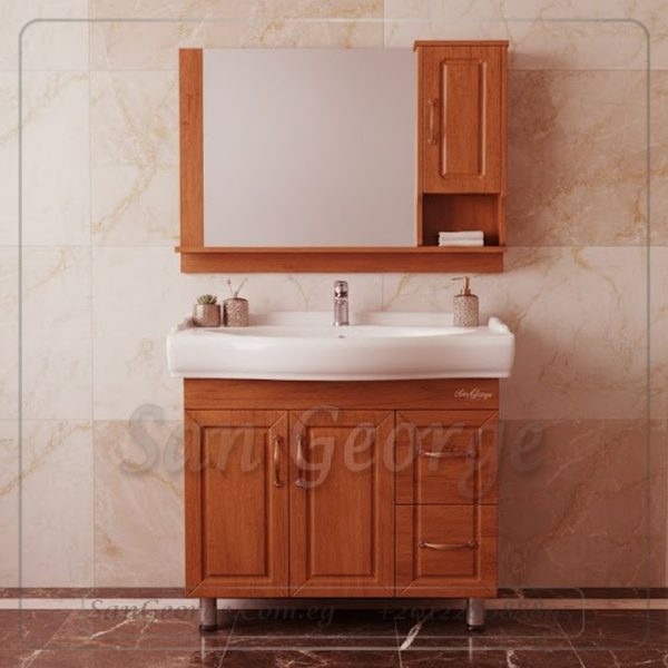حوض حمام بوحده موبيليا خشب من سان جورج ديزاين 9078