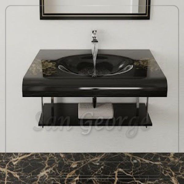 وحدة حوض زجاج 9823 80 سم معلقه  من San George Design