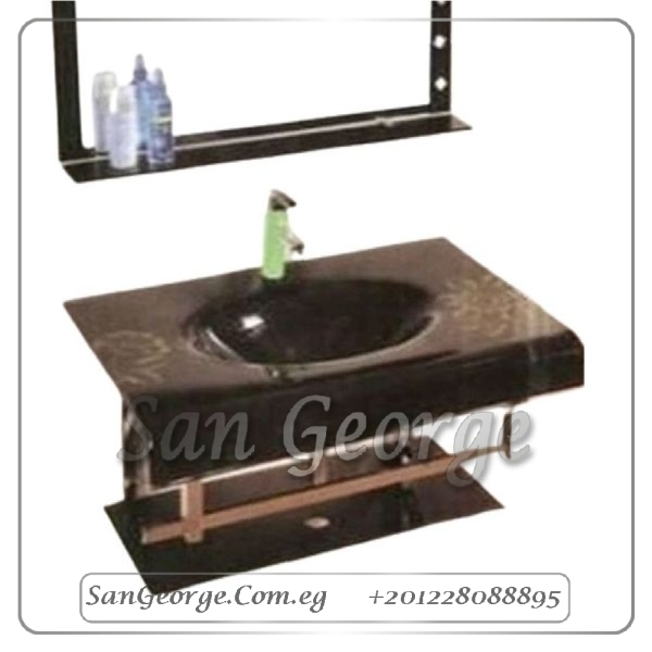 وحدة حوض زجاج 9823 80 سم معلقه من San George Design