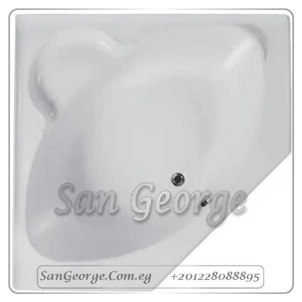 Contour كونتور 125×125 بانيو من ايديال ستاندرد - ابيض, بانيو فقط