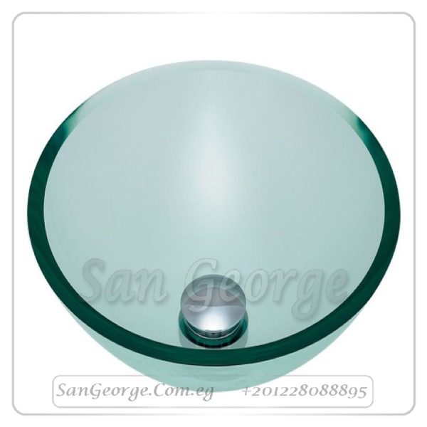 Glass Vessel Sink A-20-5-green by San George Design