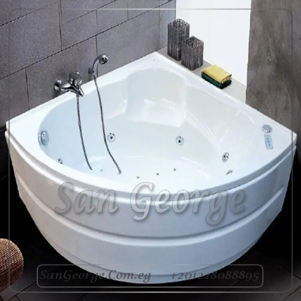 Credo كريدو 130×130 بانيو من ايديال ستاندرد - ابيض, بجانب و شاسيه