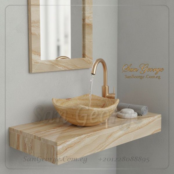 Honey Onix marble sink FE4012HO | San George Design