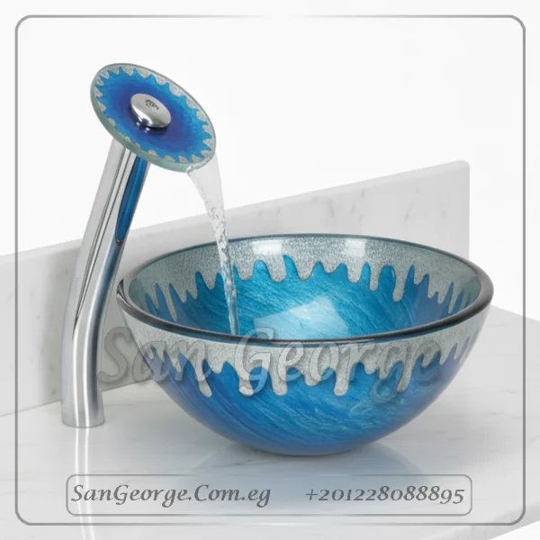 Bathroom Glass Sink C-5011 by San George Design
