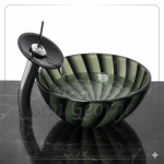 Glass Bathroom Sink B-1030 by San George Design