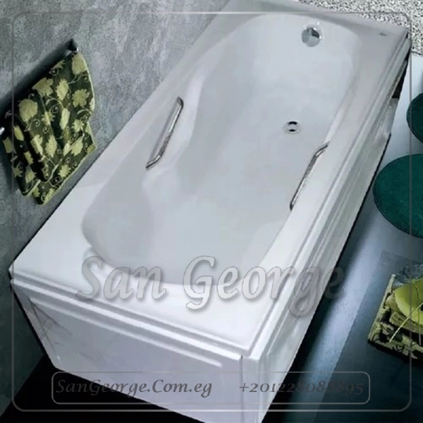 Junior جونيور 150×70 بانيو بمقبض كروم من ايديال ستاندرد