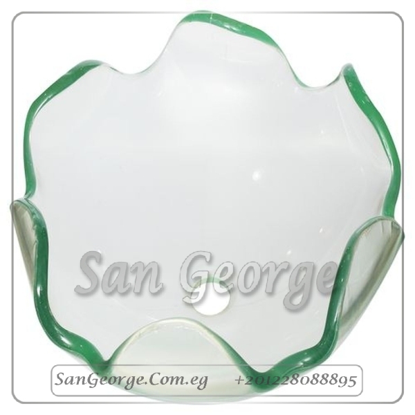 حوض تحفه حمام B-1020- شفاف من San George Design