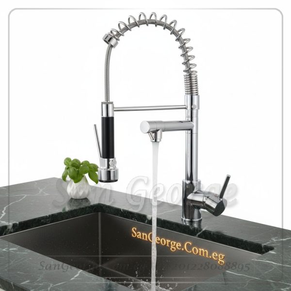 خلاط حوض مطبخ بسماعه متحركه مستورد موديل Mx-862-5