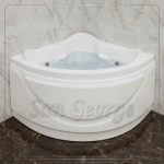 Marbella ماربيلا 120×120 بانيو من الطيب - احمر, جاكوزي 1 نظام