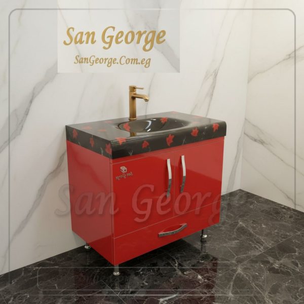وحده موبيليا حمام 80 سم بحوض اسود SGC-U-80-G1