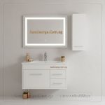 وحده حوض موبيليا بورديوم 80 سم معلقه مع حوض ديورافيت ضمان 10  سنين