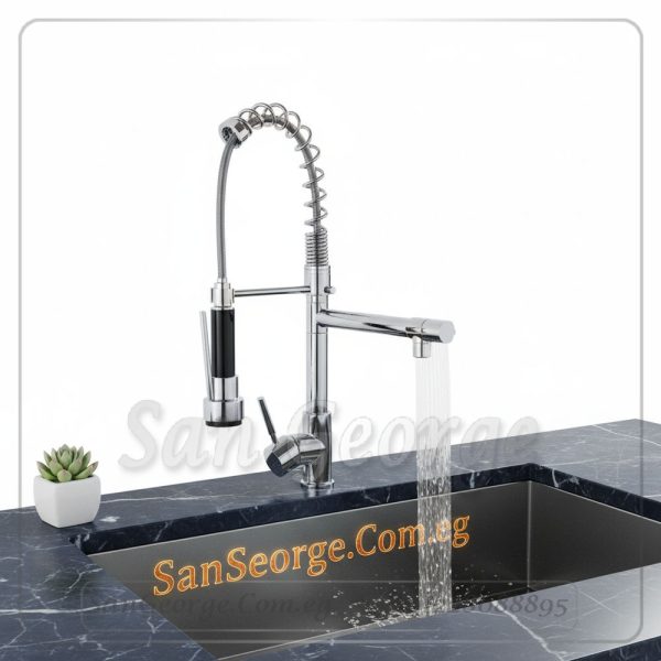 خلاط حوض مطبخ بسماعه متحركه مستورد موديل Mx-862-5