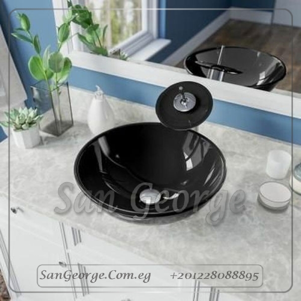 Glass Bathroom Sink B-3001 by San George Design
