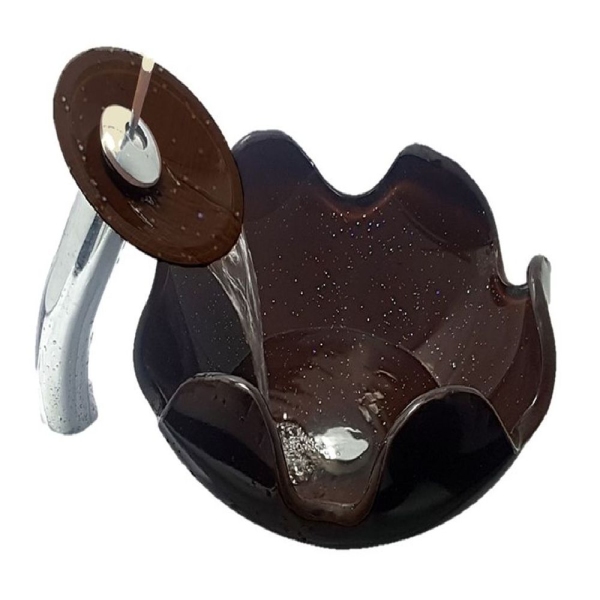 حوض حمام مودرن B-1020-w-BROWN من San George Design