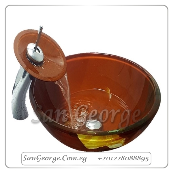 Bathroom Glass Sink B-42 by San George Design