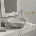 كونتر توب حوض كراره ابيض CR07 | San George Design