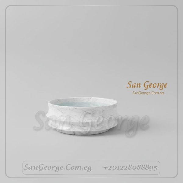 كراره ابيض حوض كونتر توب CW-07 | سان جورج ديزاين