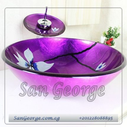 Bathroom Glass Sink Move 6180by San George Design