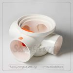 بيبه بالبرقع مفتوحة المخارج 60 مم / 48 مم ( 1.5 / 2 بوصه ) من سمارت هوم Smart Home