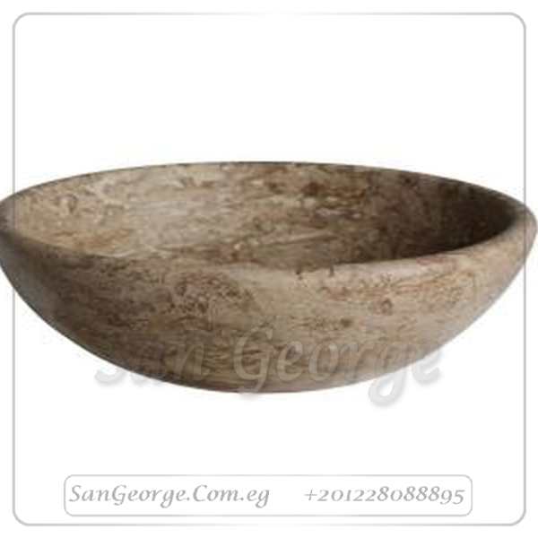 حوض رخام حمام مودرن رخام طبيعي مصري MRB-_BA-34