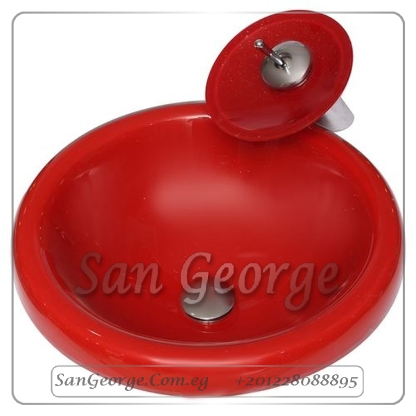 حوض ساقط رخامه بشفه A- 20007 by San George Design