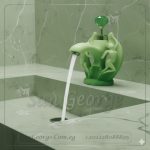 خلاطات مياه ساخن بارد مستورد تمثال مودرن موديل Statue-mix-16-Green
