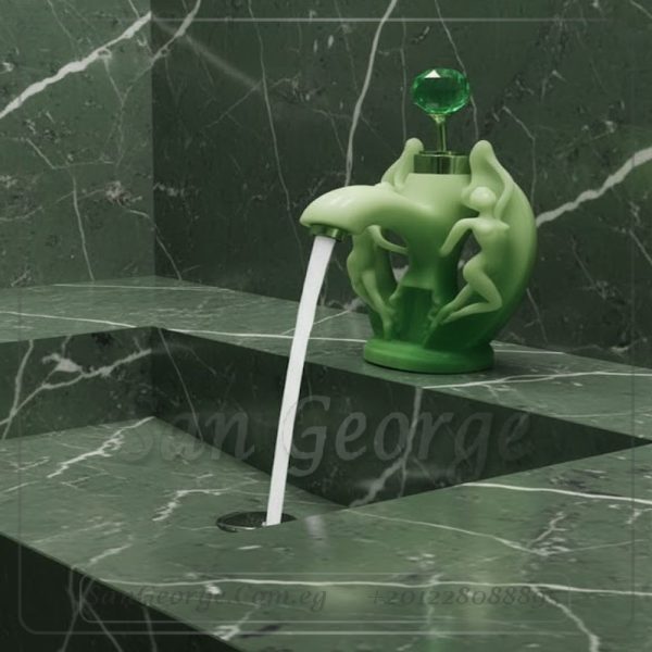 خلاط حمام تحفه مودرن الوان مستورد موديل Statue-mix-16-Green
