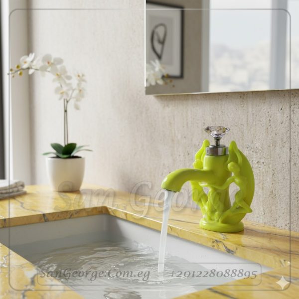 خلاط مياه تمثال مودرن الوان مستورد موديلStatue-mix-16-Yellow