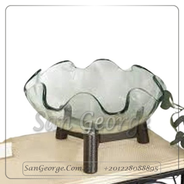 حوض تحفه حمام B-1020- شفاف من San George Design