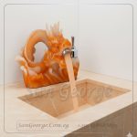 خلاط حوض حمام مستورد تمثال الوان موديل Statue-mix-15-orange