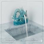 خلاطات حمام مودرن تحفه موديل Statue-mix-15-blue