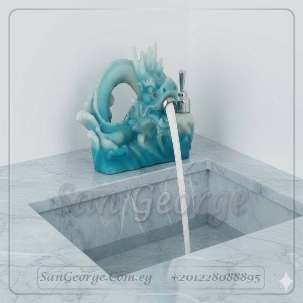 خلاطات حمام مودرن تحفه موديل Statue-mix-15-blue