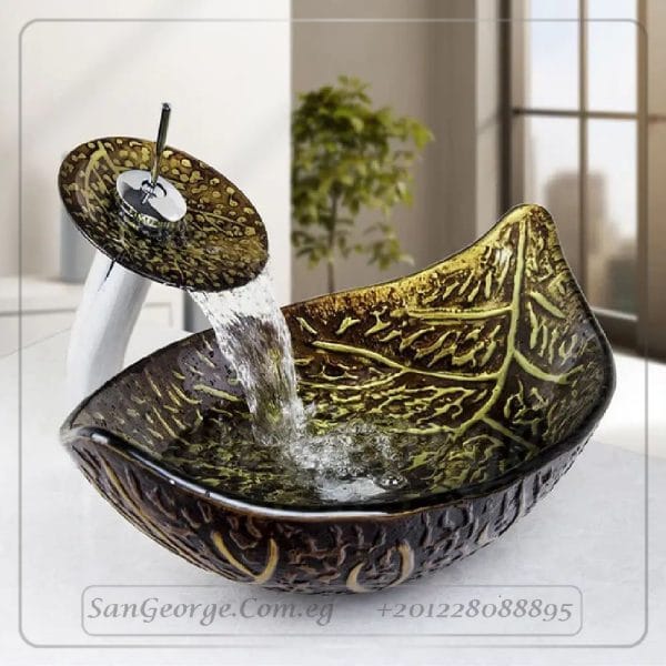 Bathroom Glass Vessel Sink E-3005 by San George Design