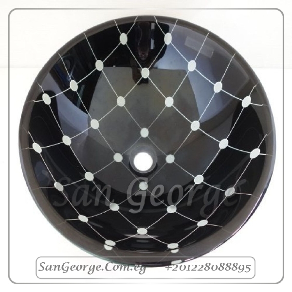 Bathroom Glass Sink B-1005 by San George Design
